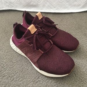 New balance fresh foam Cruz burgundy 12 Wide